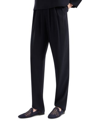 Emporio Armani Pleated Slim Leg Pants