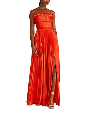 Amur Losey Ruffle Neck Gown