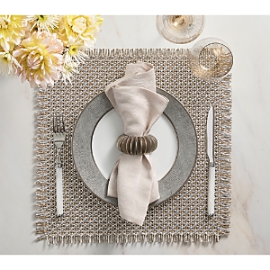 Kim Seybert Demilune Napkin Ring In Silver In Silver