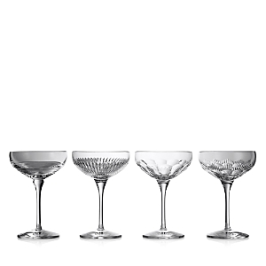 Waterford Mixology Coupe Large, Mixed Set of 4