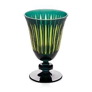 L'objet Prism 9 Oz. Wine Glasses, Set Of 4 In Green