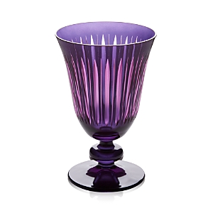 L'objet Set Of Four Prism Wine Glasses In Purple