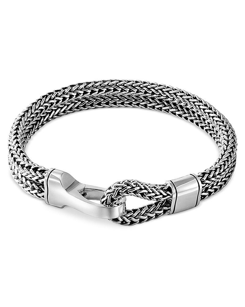 John Hardy Double Row Chain Bracelet In Silver