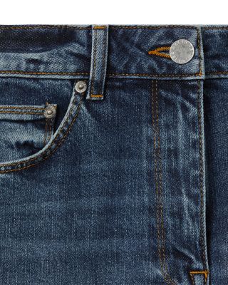 Selin Straight Jeans in Mid Blue