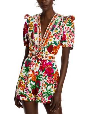 FARM Rio - Cotton Flowerful Sketch Romper