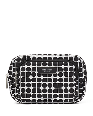 Shop Kate Spade New York Noel Jacquarded Fabric Belt Bag In Black Multi