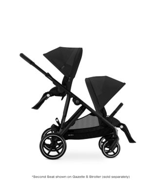 eGazelle/Gazelle S 2 Second Seat – Moon Black with Black Bumper Bar