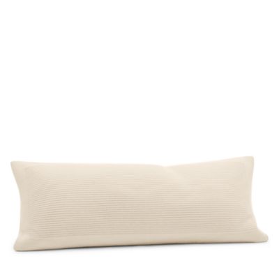 Boll & Branch - Ribbed Knit Decorative Pillow, 14" x 34"