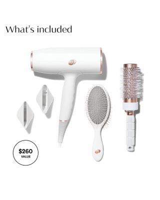 AireLuxe Professional Ionic Hair Dryer &amp; Brush Set
