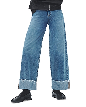 Shop Rag & Bone High Rise Sofie Cropped Jeans In Pebbles