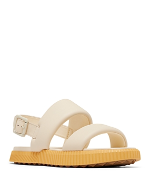 Shop Sorel Women's Ona Streetworks Go To Leather Sandals In Honey White