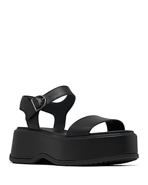 Sorel Women's Dayspring Slingback Platform Sandals In Black