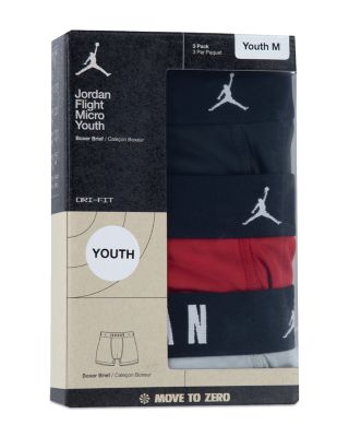 Boys' Flight Poly Core Boxer Briefs, Pack of 3  - Big Kid