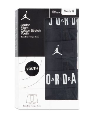 Boys' Flight Cotton Core Boxer Briefs, Pack of 3  - Big Kid