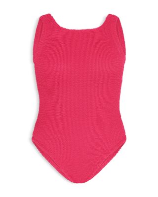 Hunza G - Girls' Classic One Piece Swimsuit - Big kid