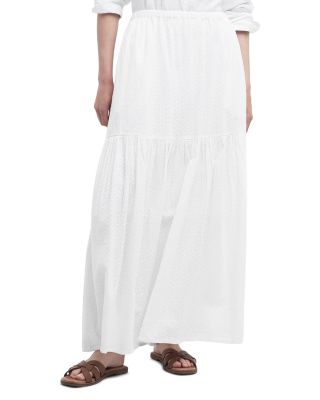 Barbour - Kelley Cotton Tiered Maxi Skirt