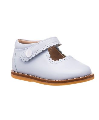  Unisex Scalloped Edge Mary Jane