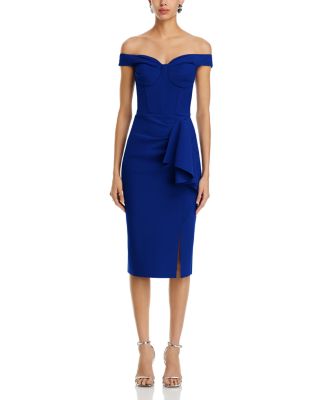 Madama Off-the-Shoulder Bustier Dress