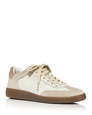 Shop Aqua Women's Dafne Lace Up Low Top Sneakers - 100% Exclusive In White Leather