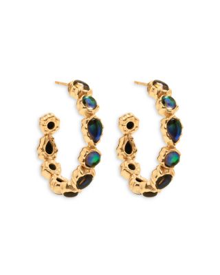 Aurora Medium Hoop Earrings