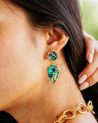 Aurora Double Drop Earrings