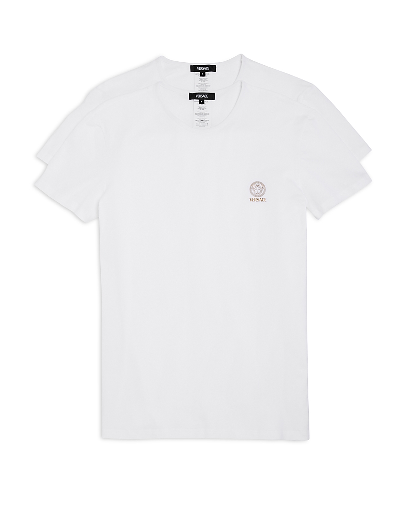Versace Men's Cotton Blend Tees, Pack of 2