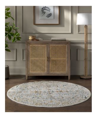 Livabliss Reina REN-2300 Round Area Rug, 7'10" x 7'10"