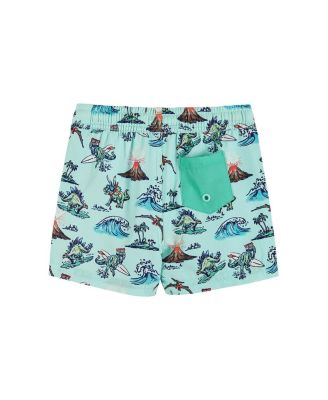 Boys' Surfing Dinosaur Boardshorts - Little Kid, Big Kid