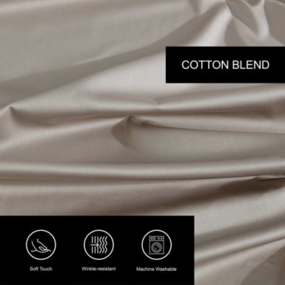 Solid T800 Sateen CVC Sheet Set, Queen