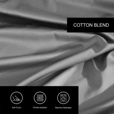 Solid T800 Sateen CVC Sheet Set, King