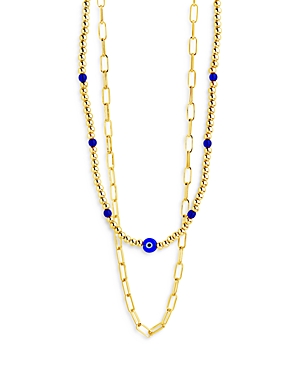 Sterling Forever Sybil Layered Necklace in 14K Gold Plated, 14