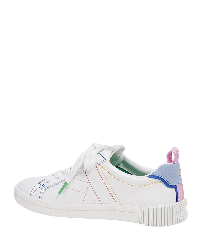 Shop Kate Spade New York Women's Signature Low Top Sneakers In White Multi
