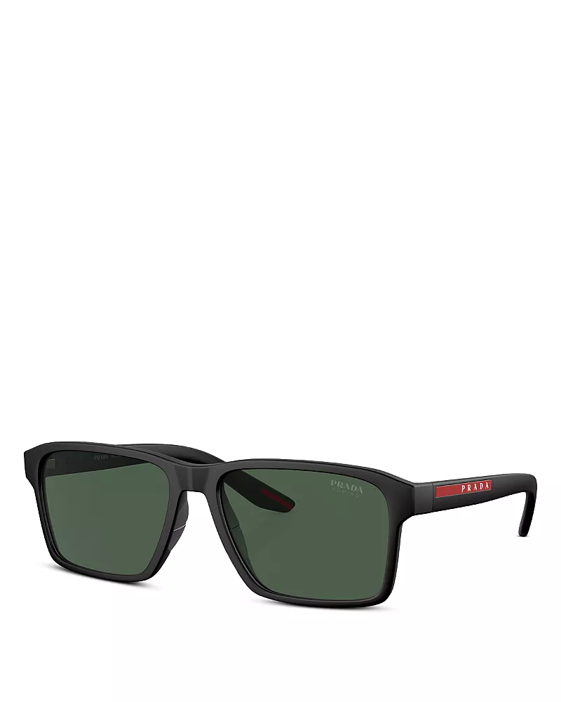 Prada Sport Rectangular Sunglasses, 58mm