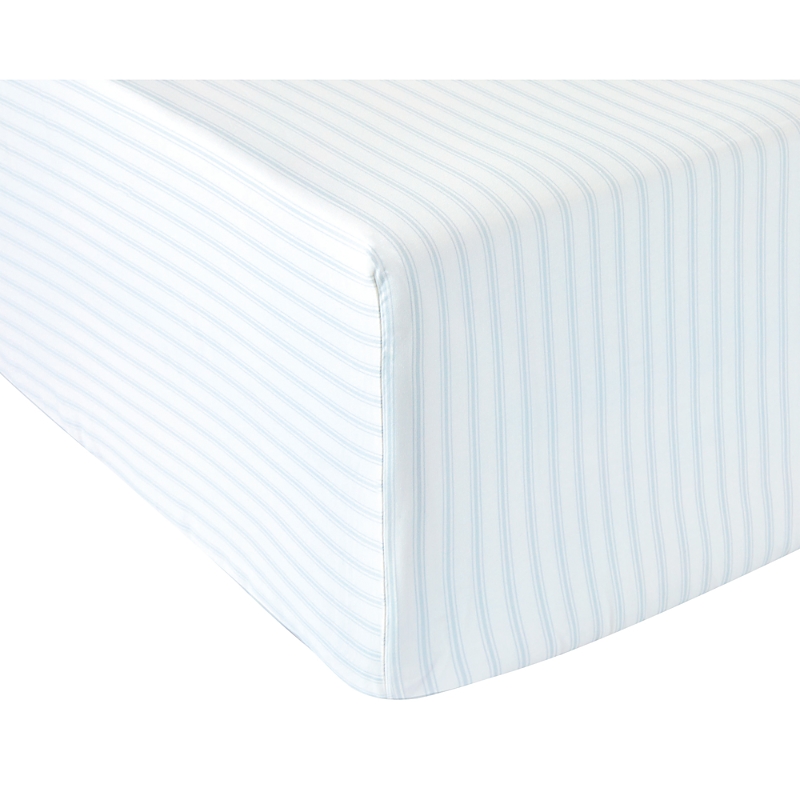 Anne De Solene Eole Fitted Sheet, King In Blue
