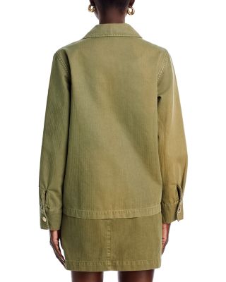 Anine Bing Corey Cotton Flap Pocket Jacket | Bloomingdale's