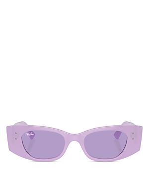 Ray Ban Kat Bio-based Sunglasses Lilac Frame Violet Lenses 49-20 In Purple/purple Solid