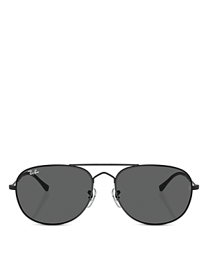 Shop Ray Ban Ray-ban Bain Bridge Pillow Sunglasses, 60mm In Black/gray Solid