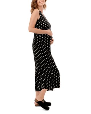 Francesca Cropped Wrap Maternity Jumpsuit