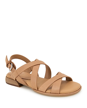Shop Gentle Souls By Kenneth Cole Women's Helen Strappy Slingback Sandals In Luggage Leather