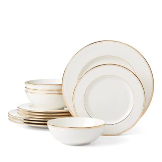 Lenox Federal 12-Piece Dinnerware Set, Service for 4 | Bloomingdale's Dining & Entertaining Dinnerware Fine China