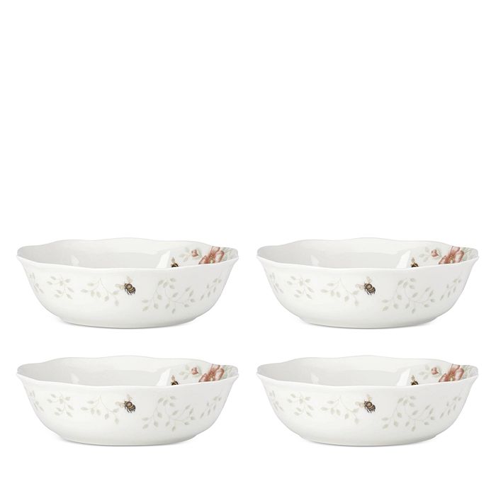 Lenox Butterfly Meadow 34 Fl. Oz. Multi-Colored Porcelain All-Purpose Bowl (Set Of 4) 891270