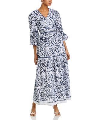 Embroidered Cotton Maxi Dress