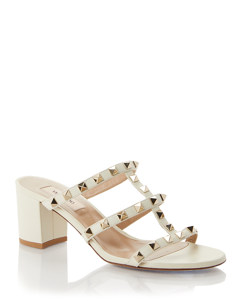 Valentino Garavani Women's Pyramid Studded Strappy High Heel Sandals