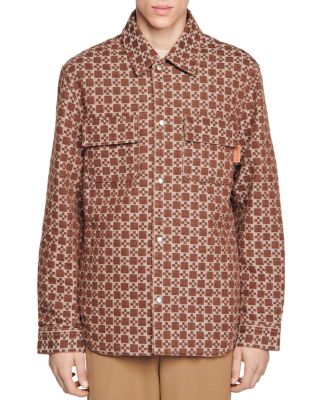 Sandro - Cross Snap Shirt Jacket