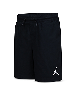 Shop Jordan Boys' Essential Woven Shorts - Big Kid In Black
