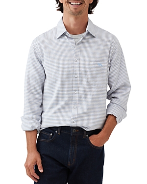 Rodd & Gunn Whare Creek Original Fit Gingham Check Cotton Button-up Shirt In Ecru