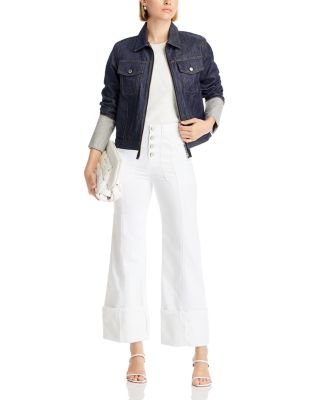 Benji Cropped Wide Leg Denim Jeans