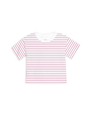 Shop 1212 Girls' Short Sleeved Tee - Little Kid In Malibu Pink Stripe