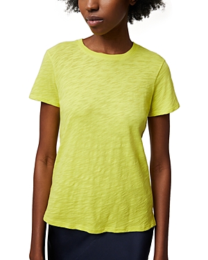 Shop Atm Anthony Thomas Melillo Schoolboy Crewneck Tee In Chartreuse