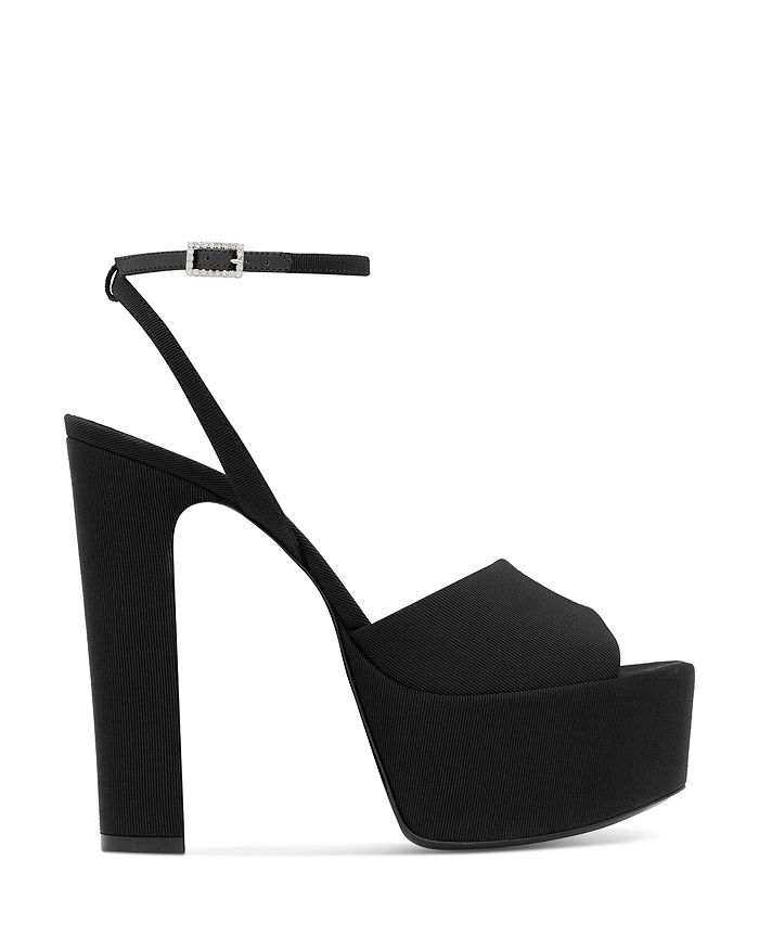 Saint Laurent Jodie Platform Sandals in Grosgrain Bloomingdale's